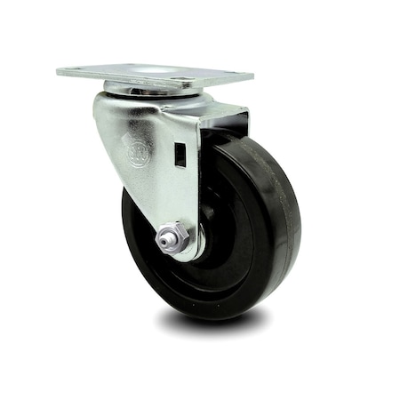 Service Caster 4 Inch Phenolic Wheel Swivel Top Plate Caster SCC-20S414-PHR